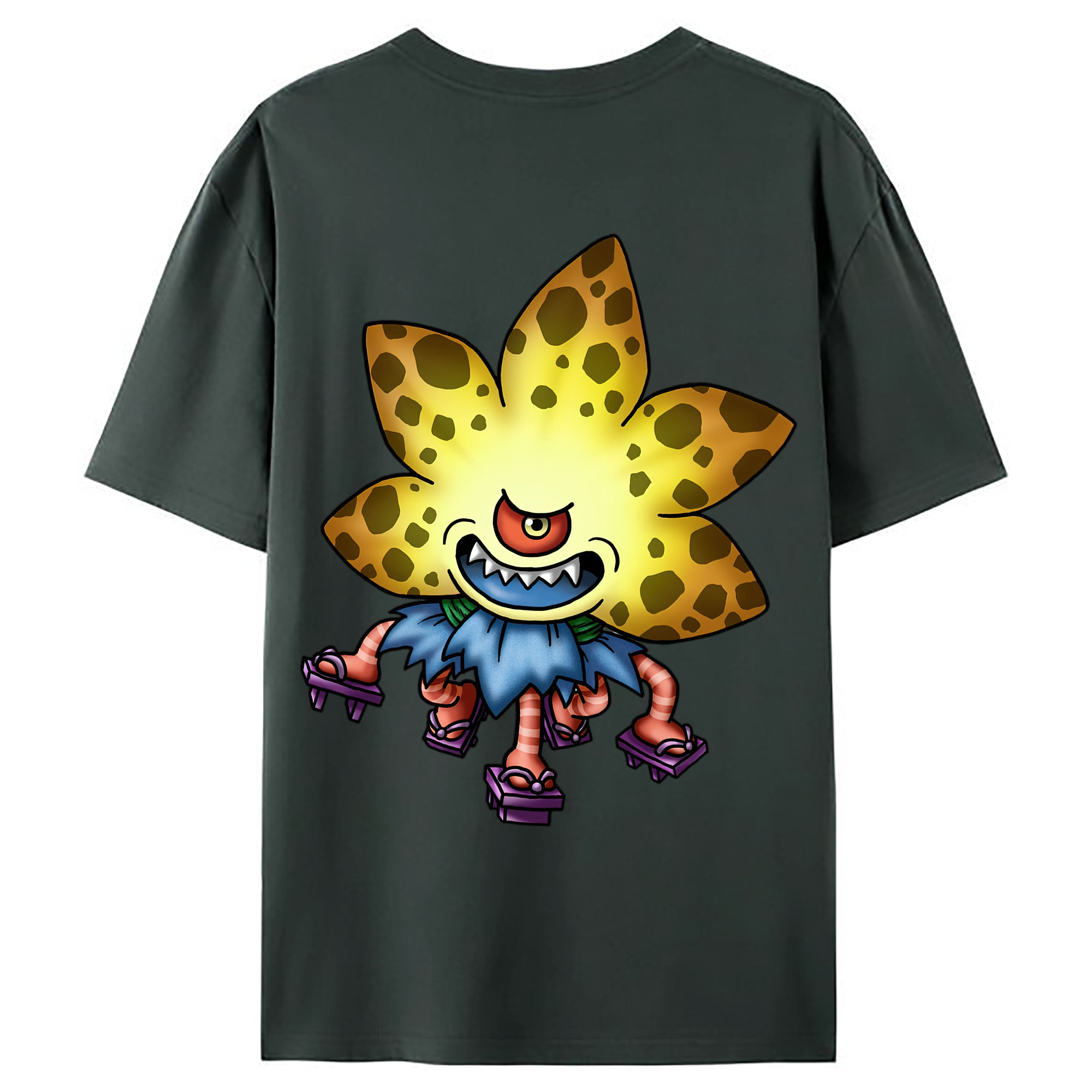 （画像用） ドラゴンクエスト Doragon Kuesuto Dragon Quest 綿100％ メンズ半袖Tシャツ（バックプリント） 通気性